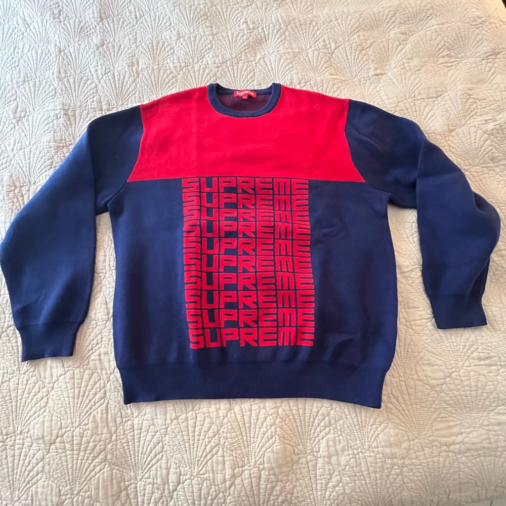 supreme repeat sweater